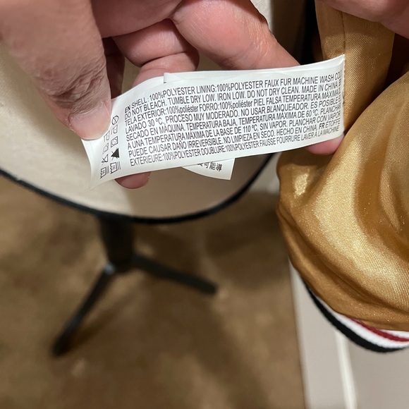 FOREVER 21 TEDDY BEAR VARSITY STYLE JACKET - Picture 8 of 8